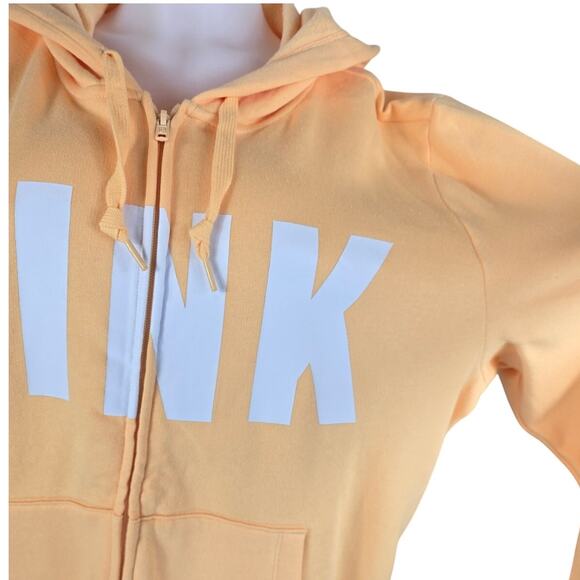 Victoria Secret Pink Full Zip Fleece Lined Hooded Winter Jacket XXL NWT - Picture 3 of 6